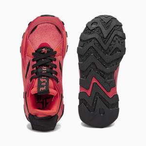logo-embossed flatform sandals, Chaussures basses CATERPILLAR Hex Shoe P724079 Black, extralarge